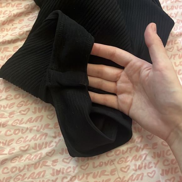 ❤️🔥 3/$15 BLACK STRETCHY TANK BODYSUIT XS/S - Picture 3 of 4